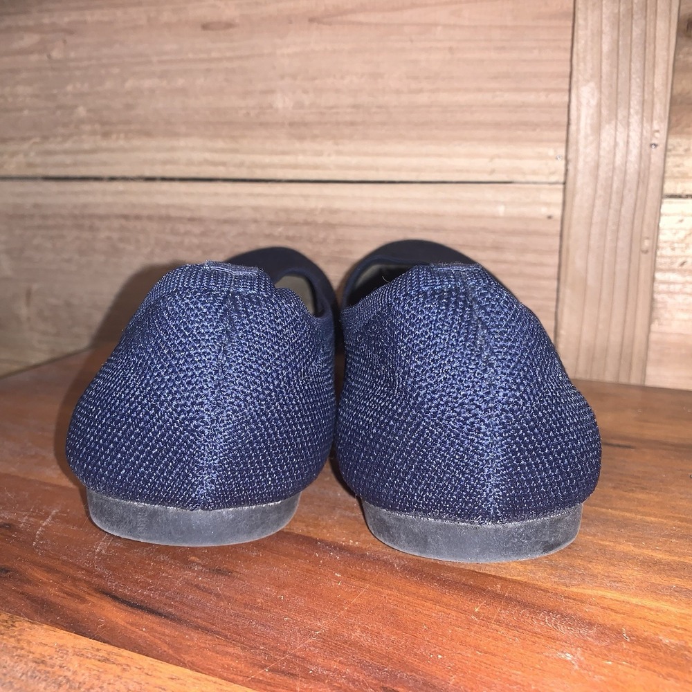 Jellypop Memory Foam Comfort Flats Blue Slip-On Shoes Women's Size 9.5M EUC - Picture 7 of 8